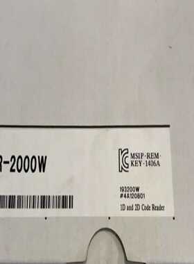 KeyenceSR-2000W超广角1D二维条码扫描仪新品(亚飞商行）