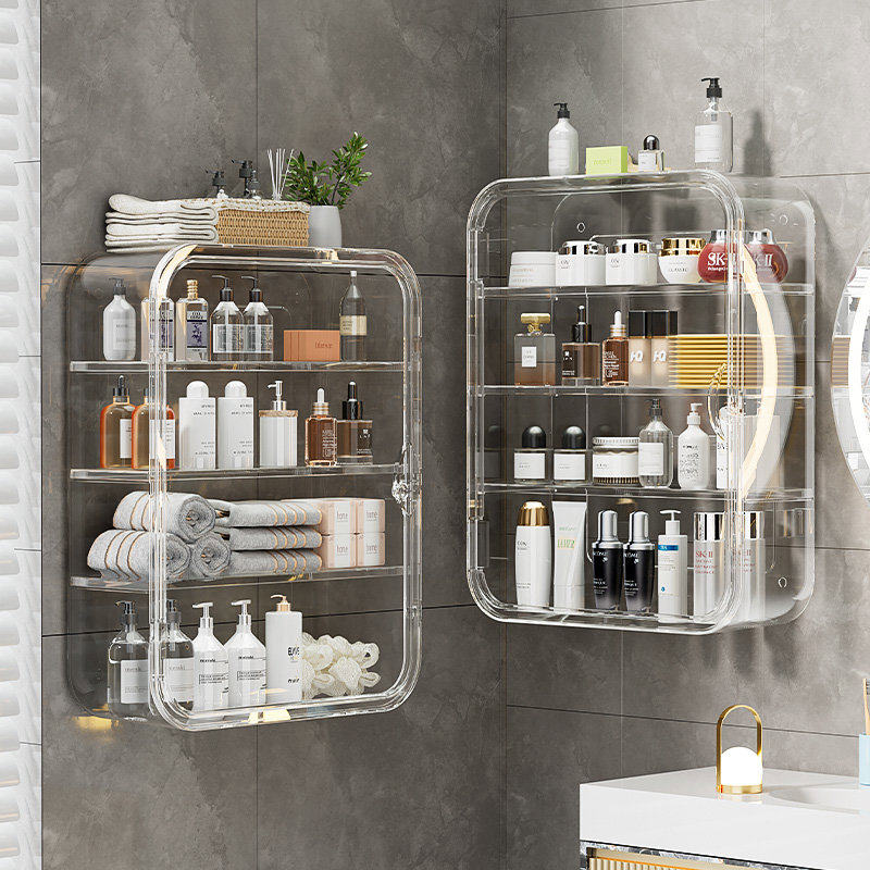 免打孔浴室置物壁挂式卫生间洗漱台化妆收纳架子镜柜前收纳盒子,家庭/个人清洁工具,浴室角架/置物架,淘宝优惠券,粉丝福利购,淘宝优惠卷