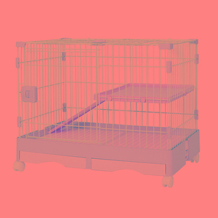 新式兔笼宠物笼子兔子专用别墅侏儒兔垂耳兔窝大号小号双层防喷尿