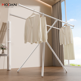 折叠晾衣架收束落地式卧室内阳台家用架子凉衣服挂衣杆晒被子