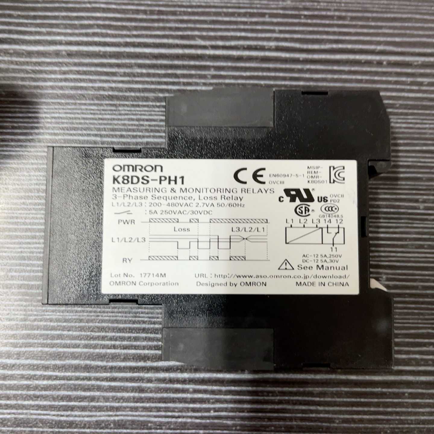K8DS-PH1 欧姆龙继电器   K8DS-PH1 拆