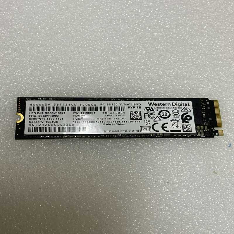 1t2280西数sn730m.2拆机剩1个（耶耶电子）