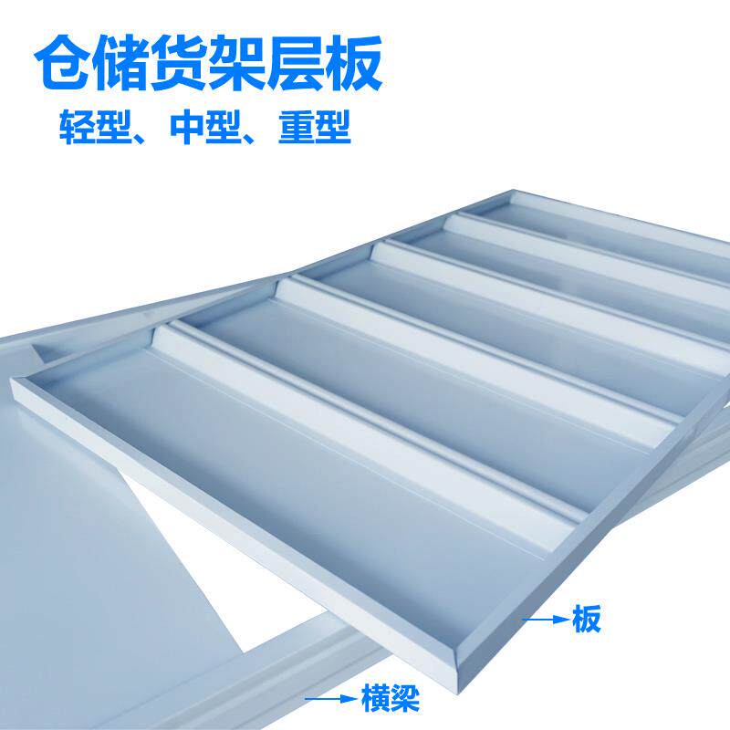 轻型仓储货架层板服装仓库中型储物架家用阳台落地金属置物架加层