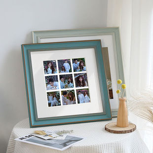 做旧复古欧式正方形挂墙装裱画框38厘米33cm30相框16 20 14 1