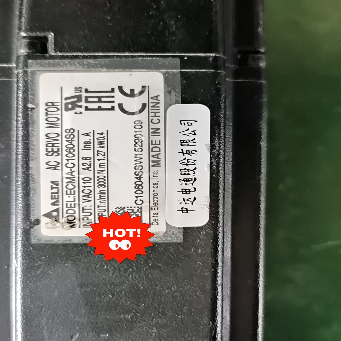 台达伺服电机 ECMA-C10604SS A2款400W带刹~询价