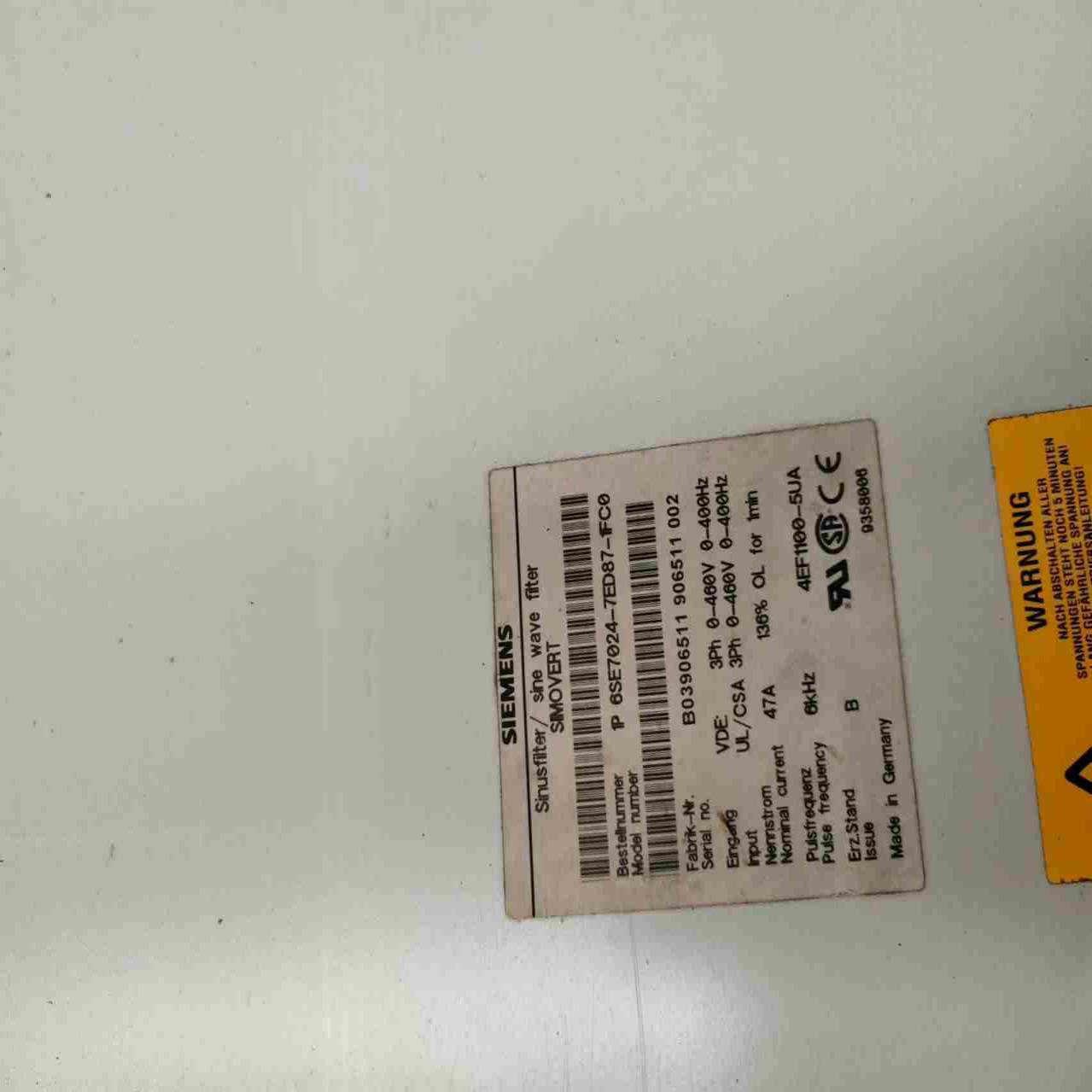 6SE7024-7ED87-1FC0   未用过的0-460~询价
