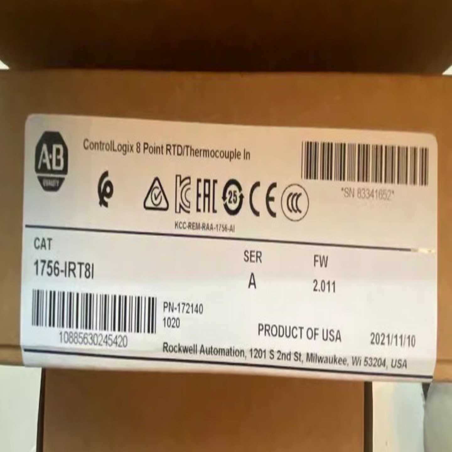 1756-IRT8I ControlLogix 8 通~询价