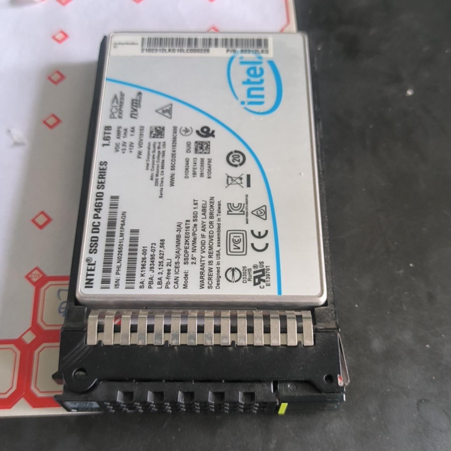 【议价】INTEL P4610 16T NVMe固态硬盘