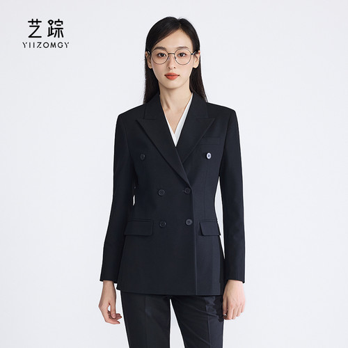 艺踪西装套装女职业装大学生通勤公考正装面试服装春秋工作服西服
