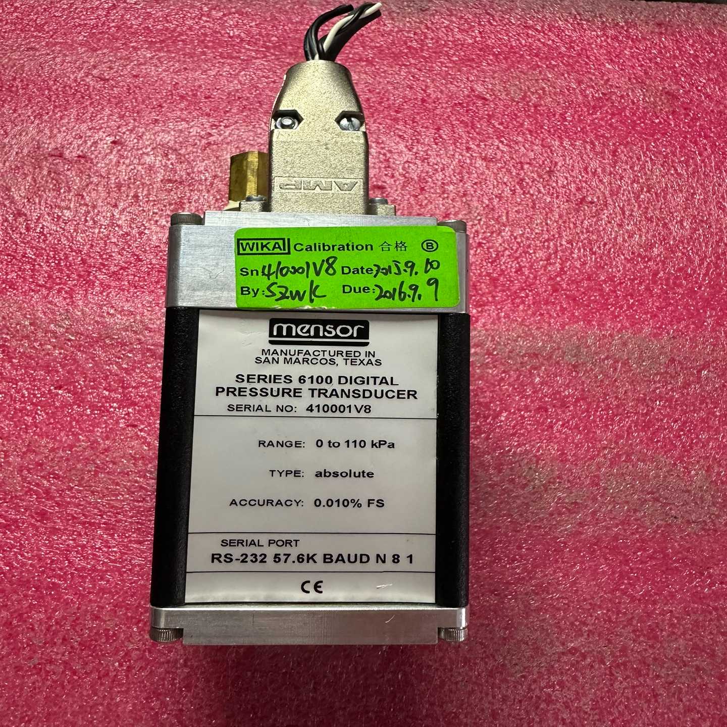 wikai  威卡压力计 cpt6100 高精度压力传感器（地坛设备）