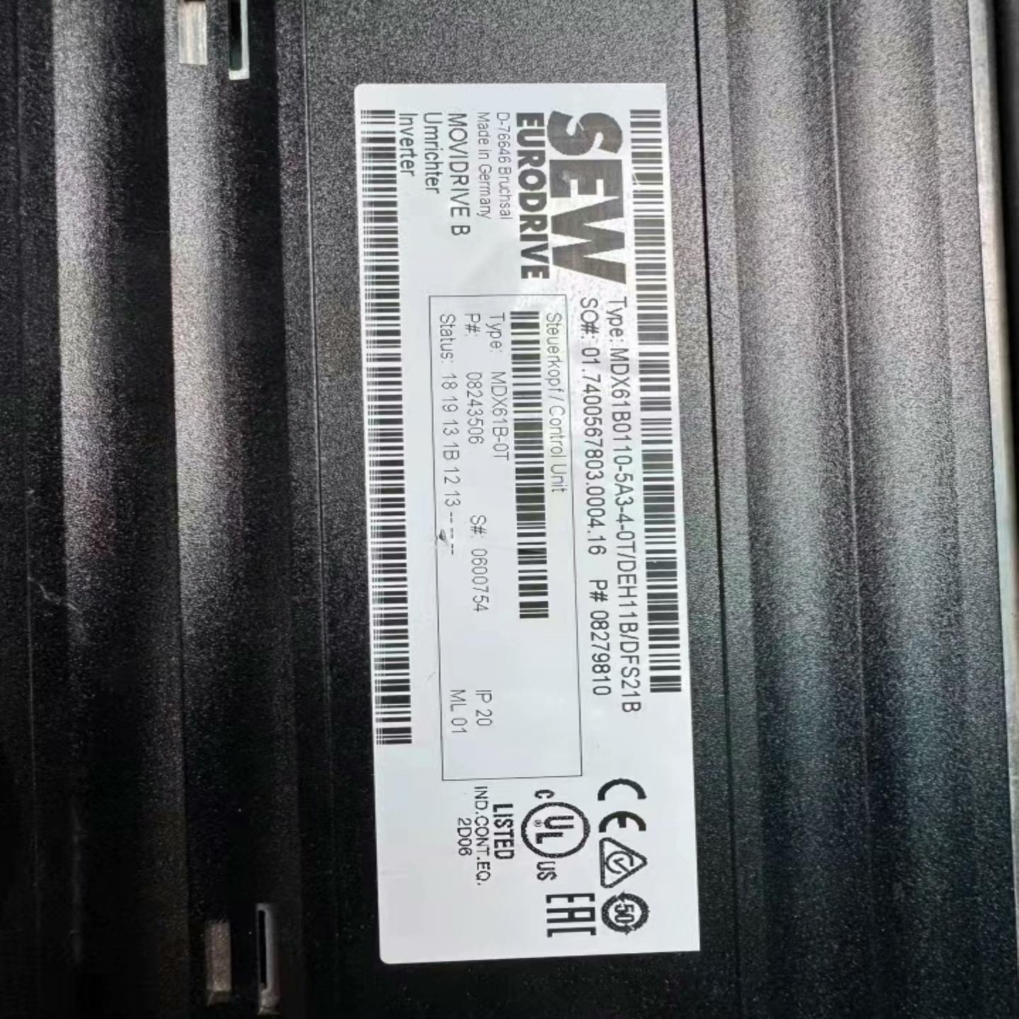 Sew变频器MDX61B0110-5A3-4-0T/DEH1（佳毅工控）