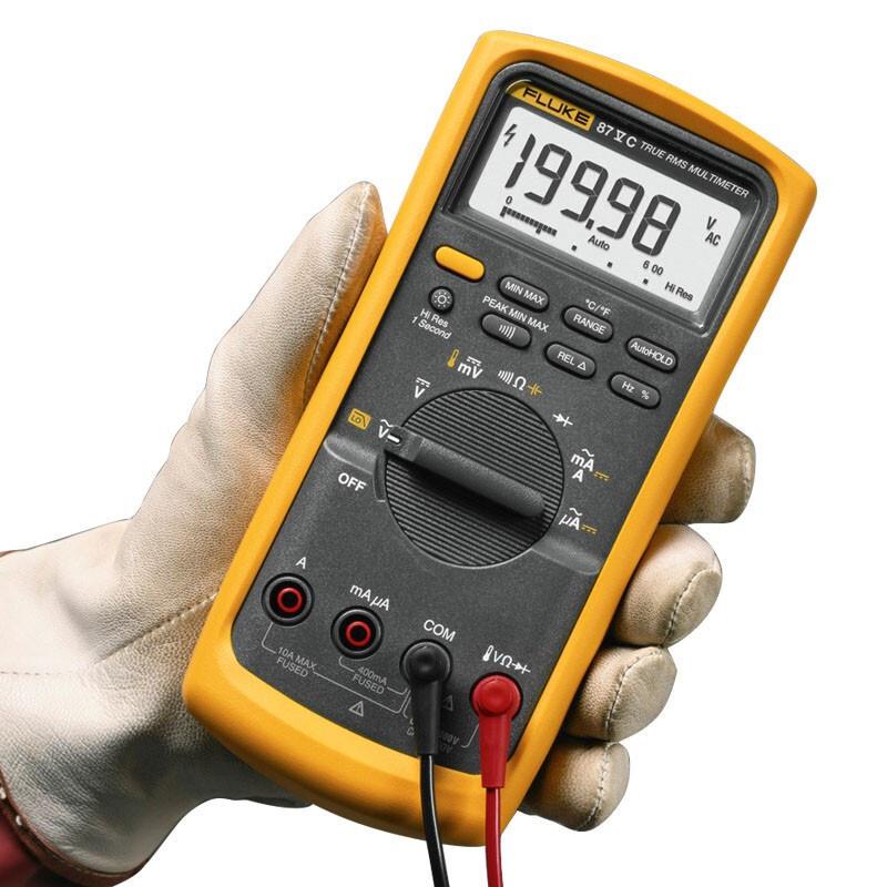 福禄克Fluke87-V/C数字万用表Fluke87VMAX真有效值数字万用表