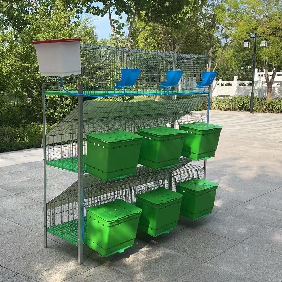 兔子笼自动清粪防喷尿兔笼家用养殖场专用专业特大号超大兔子笼子