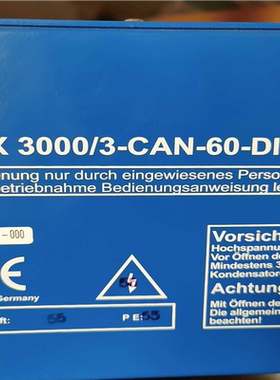 (询价)DEUTRONIC电源 DX3000/3-CAN-60-DI