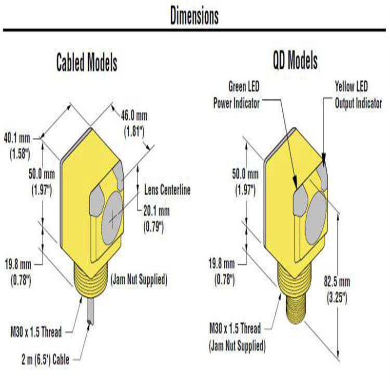 配件光电传感器 Q40SN6LPQ2  BANNER 邦纳  议价议价