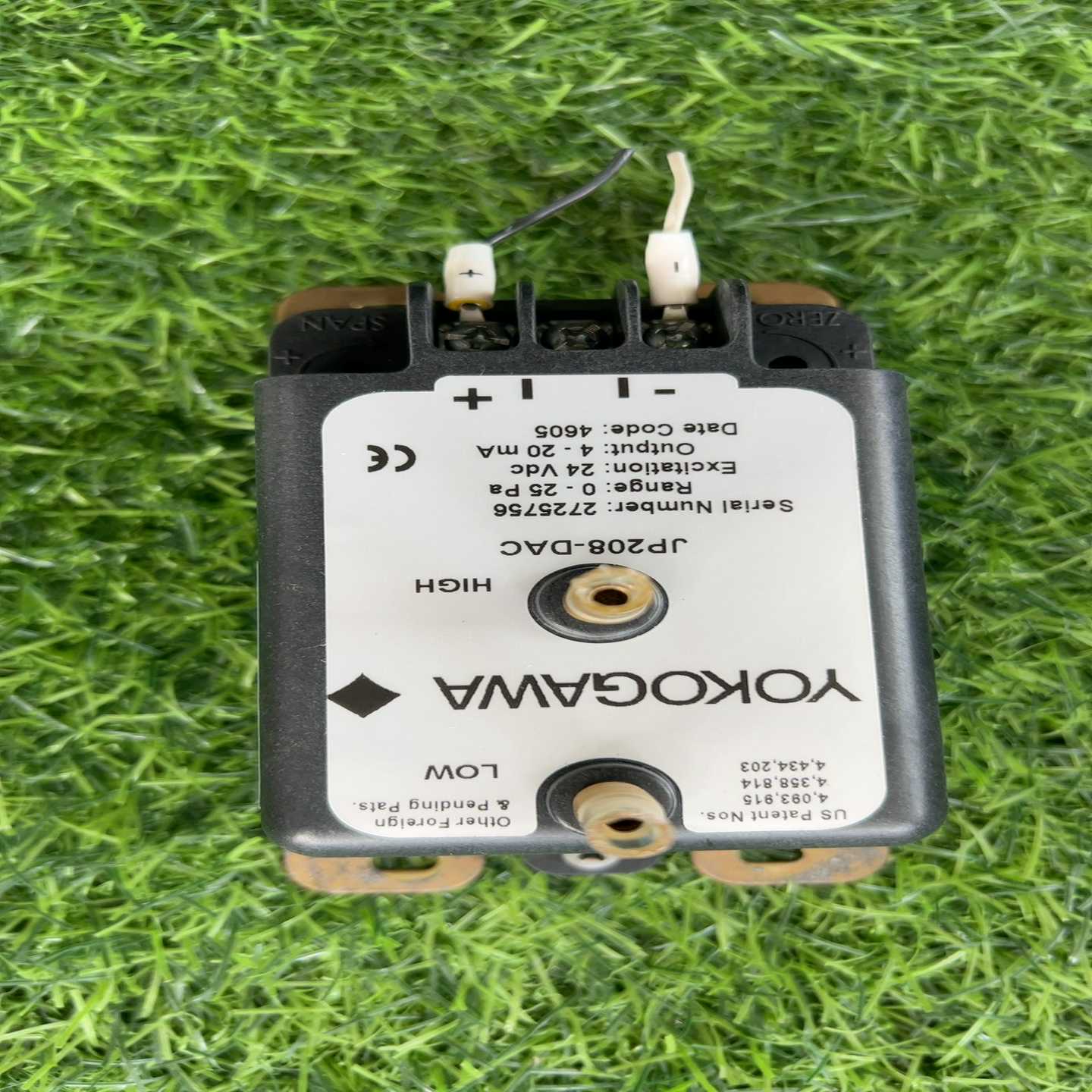 询价~YOKOGAWA JP208-DAC 0-25PA 差压传感