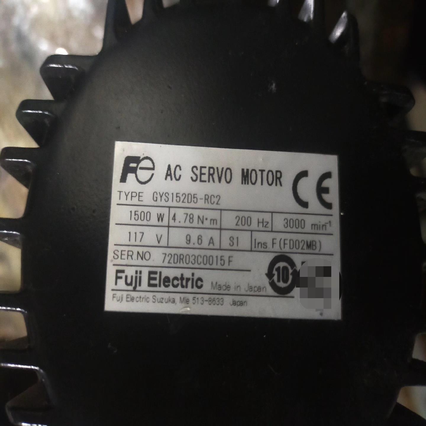 富士伺服电机，GYS152D5-RC2，GYS102D5-R~询价