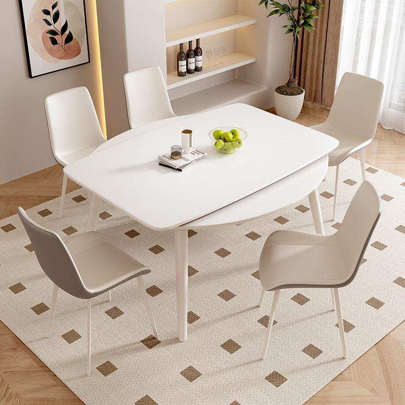 馨佰利岩板餐桌家用餐桌椅2024新款小户型家用可伸缩现代简约