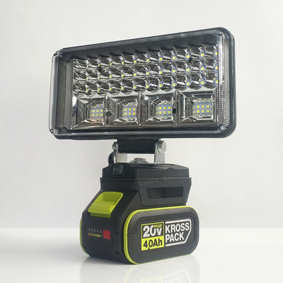 适用威克士款锂电池工作灯电动扳手聚光灯两档户外应急灯USB