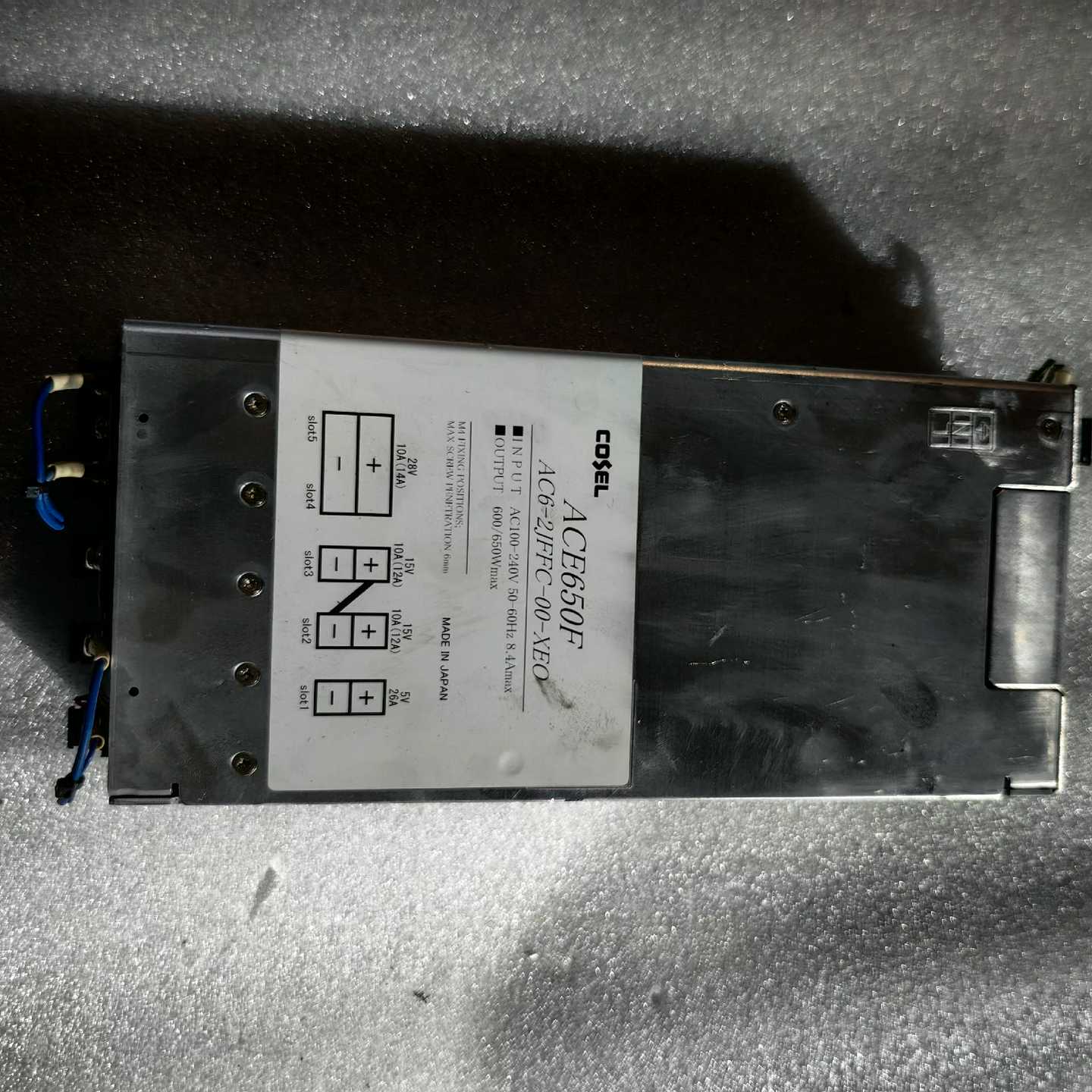 科索电源，ACE650F  AC6-2JFFC-00-XEO询价