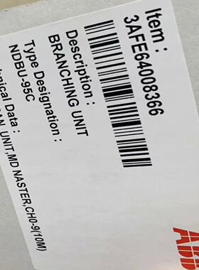 ABB变频器光纤分配器 NDBU-95C ~询价