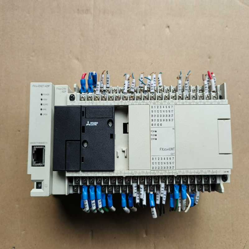 三菱PLC型号FX3GA-60MTFX3U-ENET-AD（基数电子）