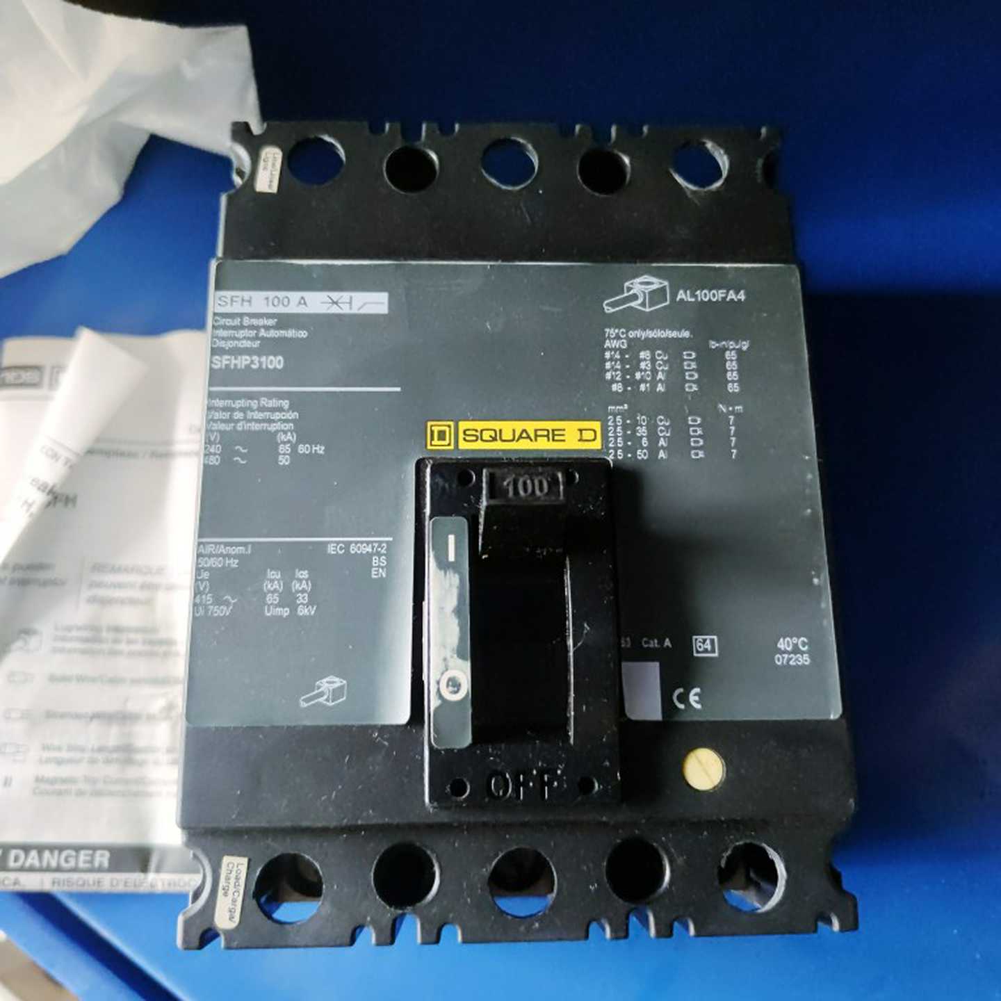 配件SQUARE D SFHP3100  3P  100A议价
