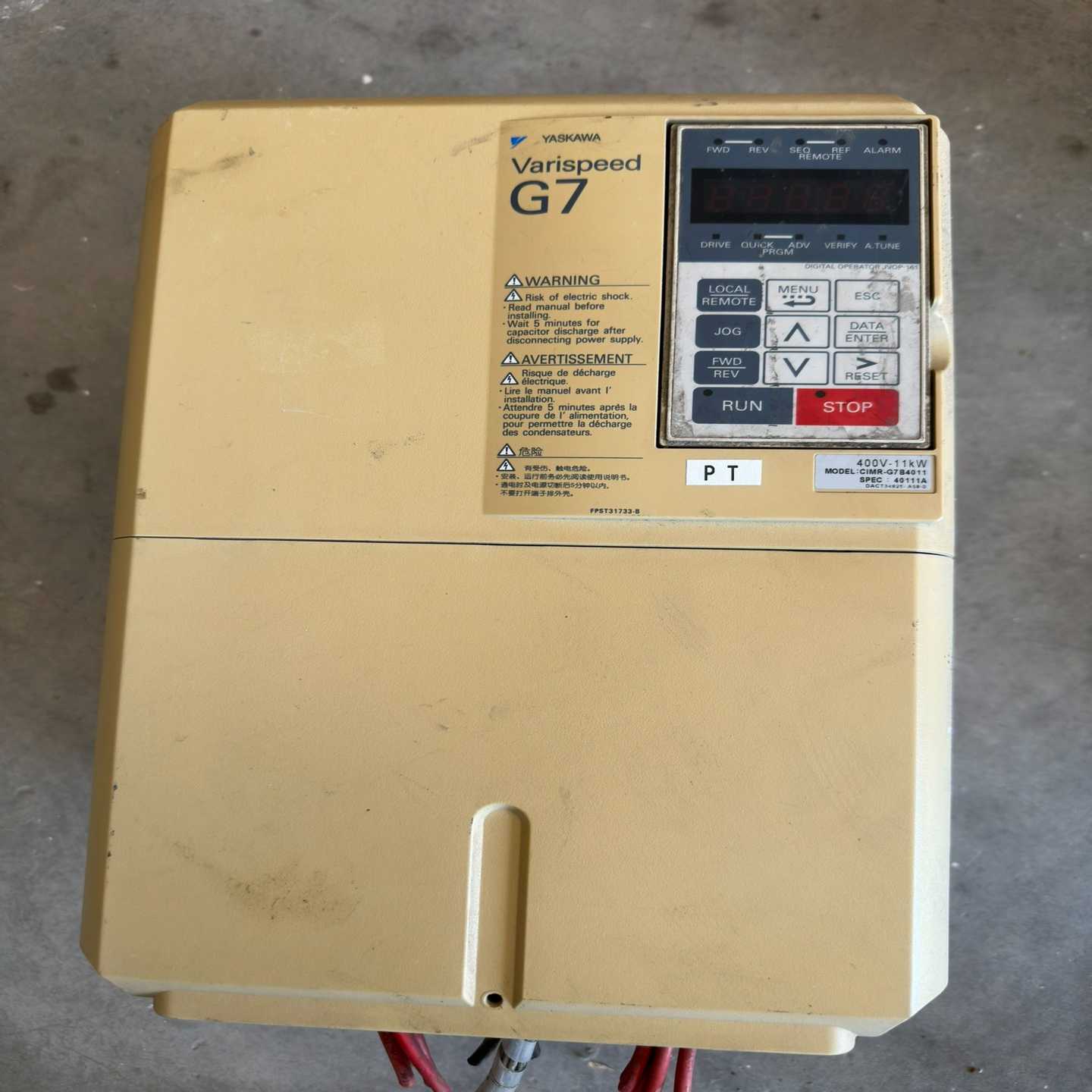 (询价)安川G7变频器+CIMR-G7B4011++11KW+下