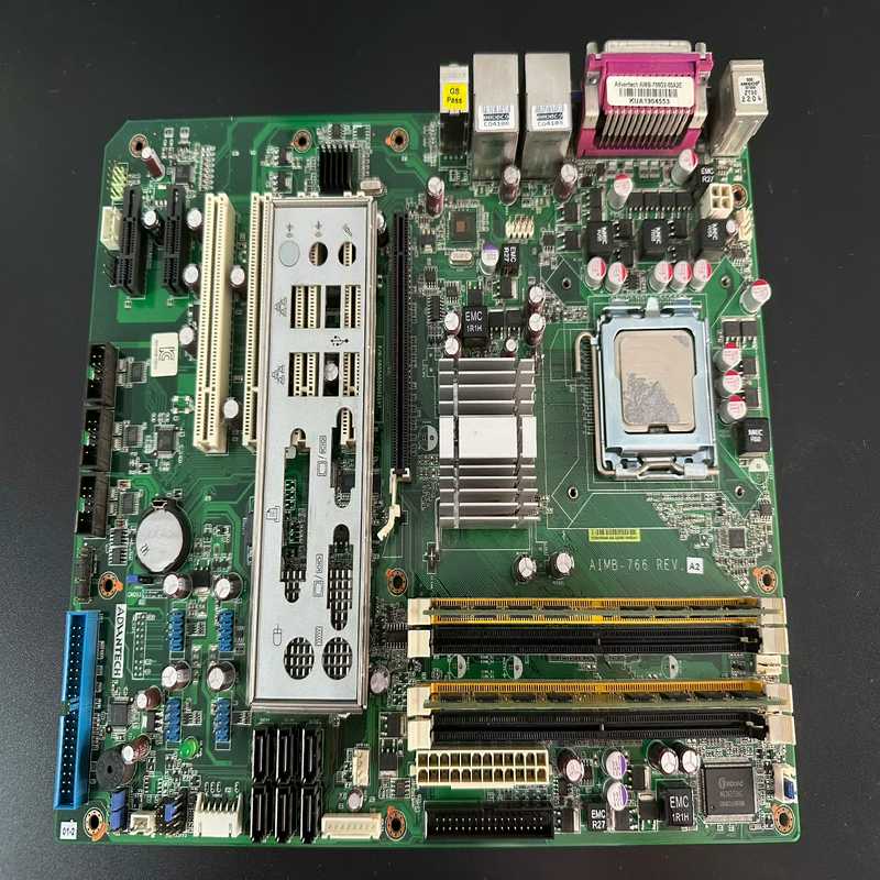 研华 AIMB-766 REV. A1工控机主板带CPU 内（gg设备）