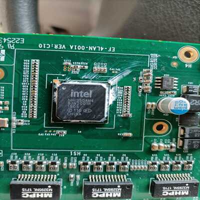 （霸霸电子）NHI350AM4网卡芯片，拆开下来的只有一个。的拍