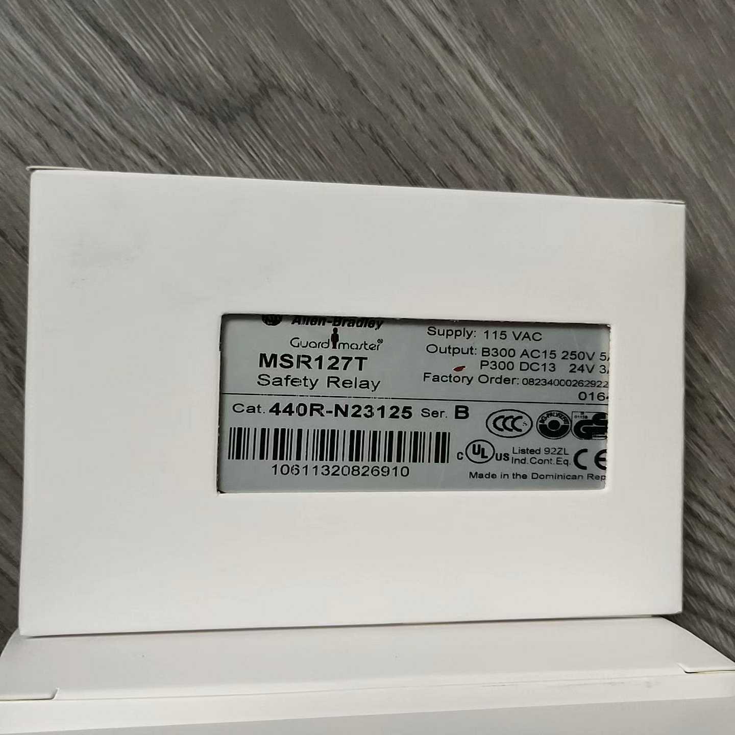 议~MSR127T 440R-N23125罗克韦尔安全继电器AB