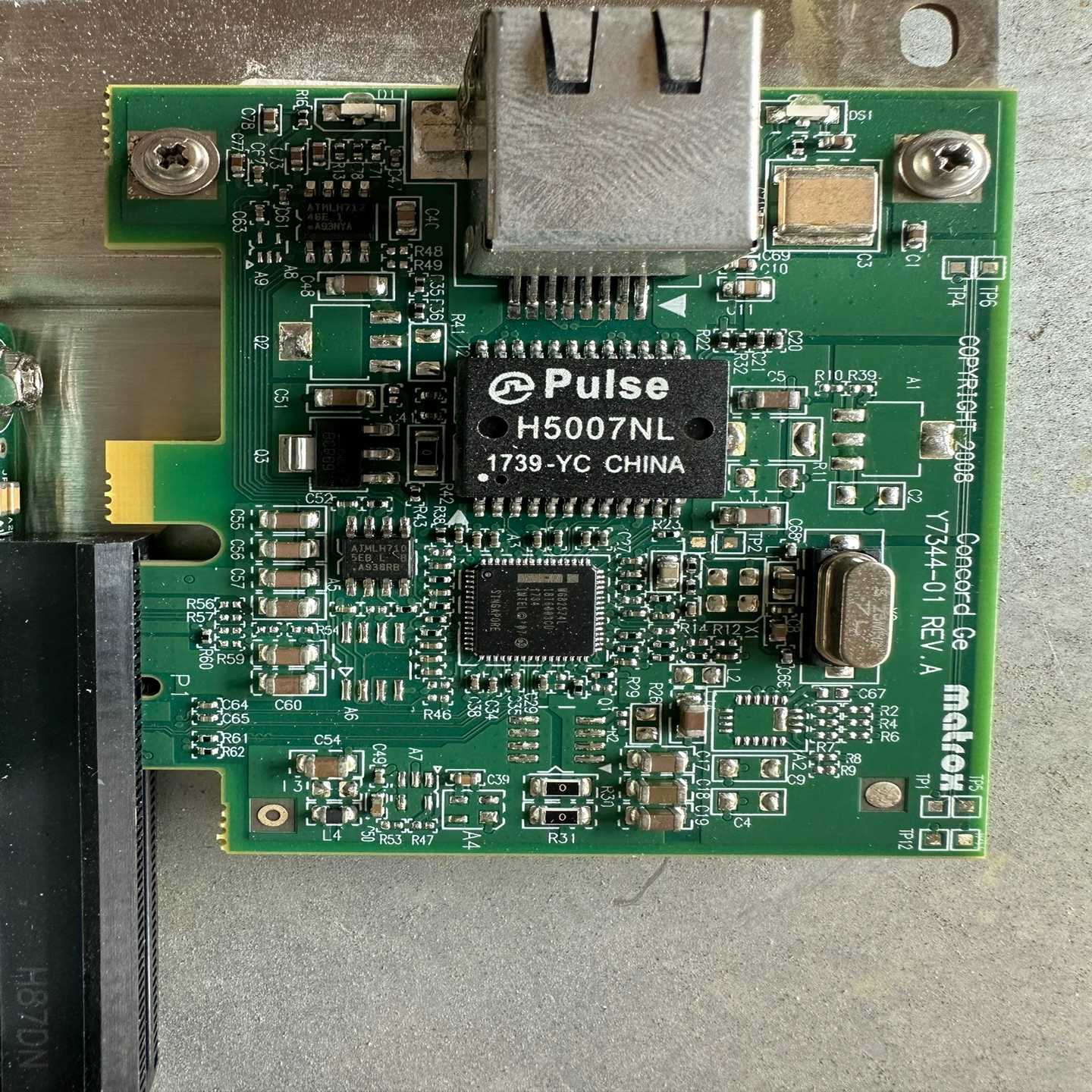 迈创matrox y7344-01 REV.A图像采集卡议价【鑫鑫商铺】