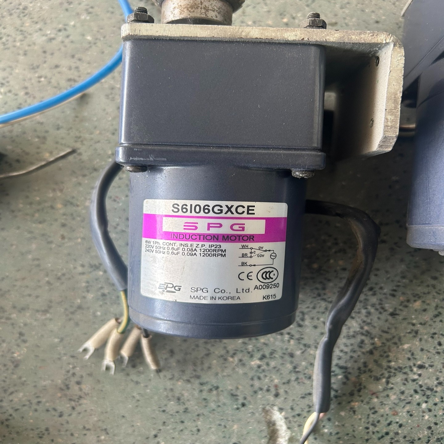 拆机韩国SPG调速电机型号S9KB5MH功能正常需要的可私