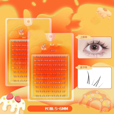 免胶新中式下睫毛漫画自然分段式毛流感微狐系假睫毛Y02