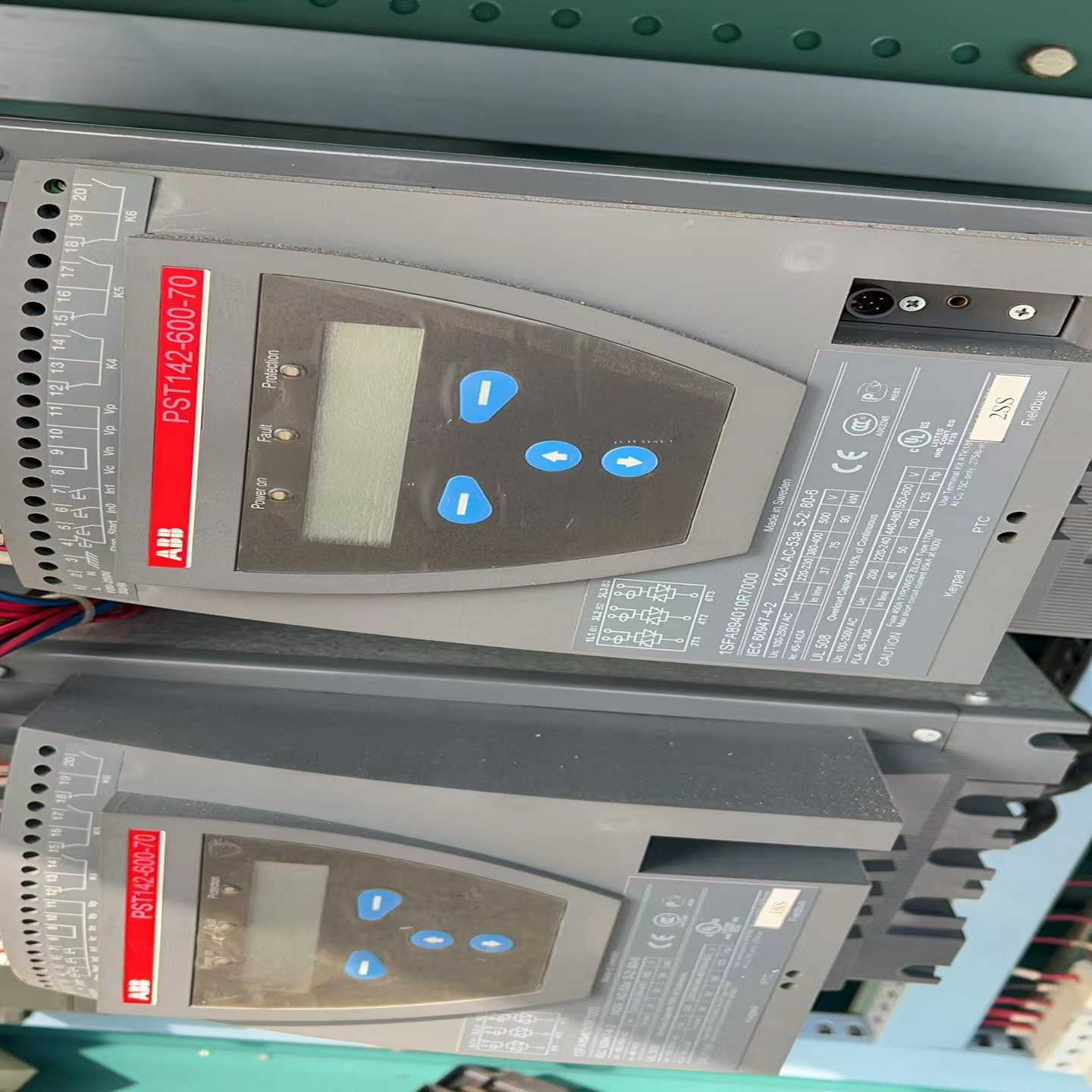 ABB PST142-600-70软启动 75KW 两台（电子设备）