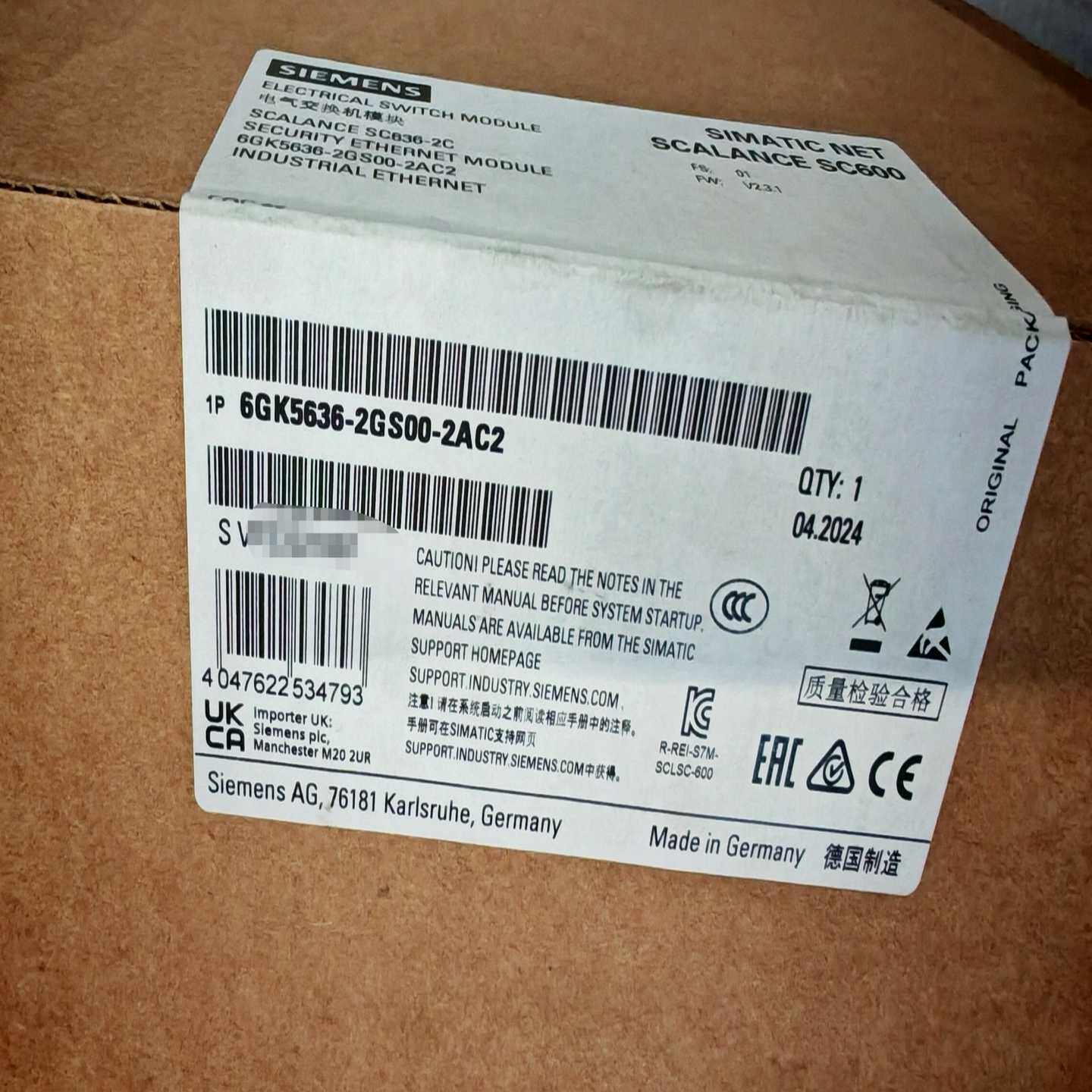 (询价)SIMATIC NET SCALANCE SC