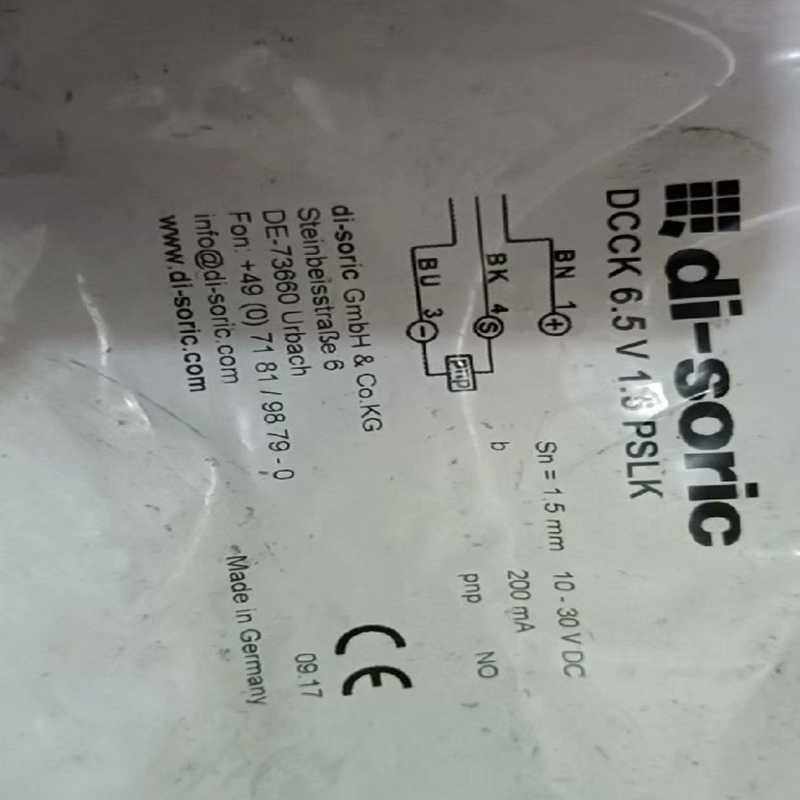 DI-SORICDCCK6.5V1.5PSLK传感【博航商行】