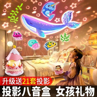 61六一儿童节生日礼物小女孩子音乐八音盒玩具女童的10十岁星