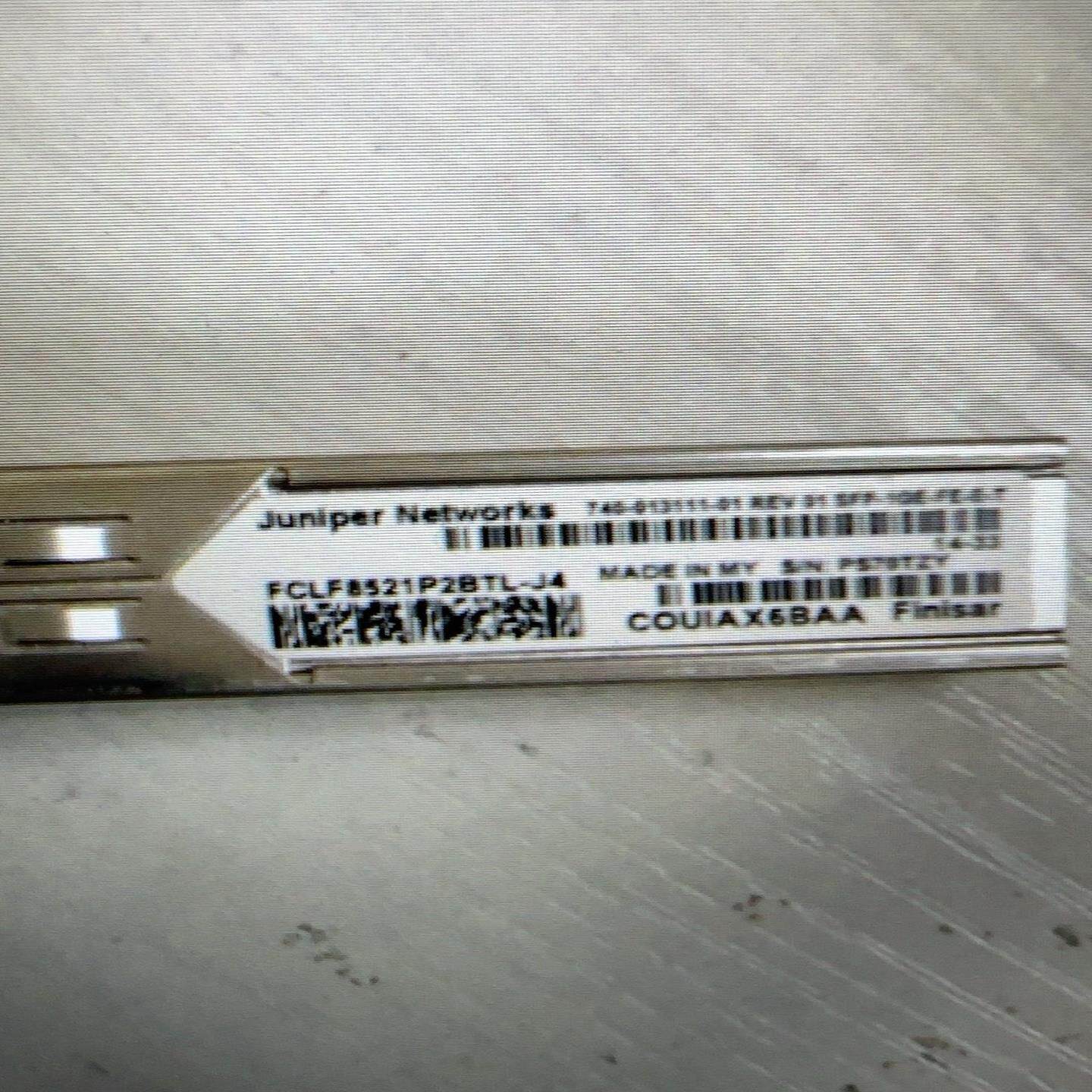 【议价】二手Juniper光转电1G模块SFP-1-FE-E-T