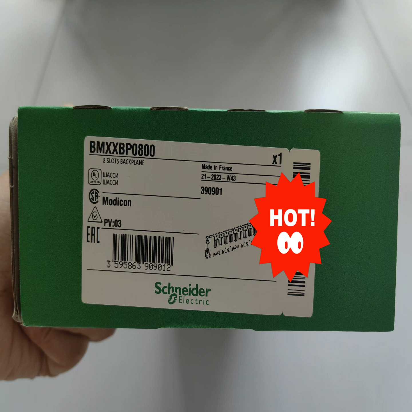 议价产品BMXXBP0800，施耐德全新原装在保8槽机架！