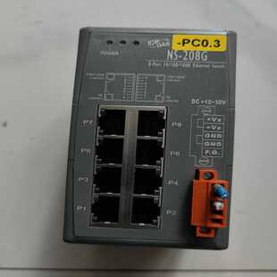 电压输入1 台湾泓格8口千兆工业以太网交换机 浩蓉商 208G