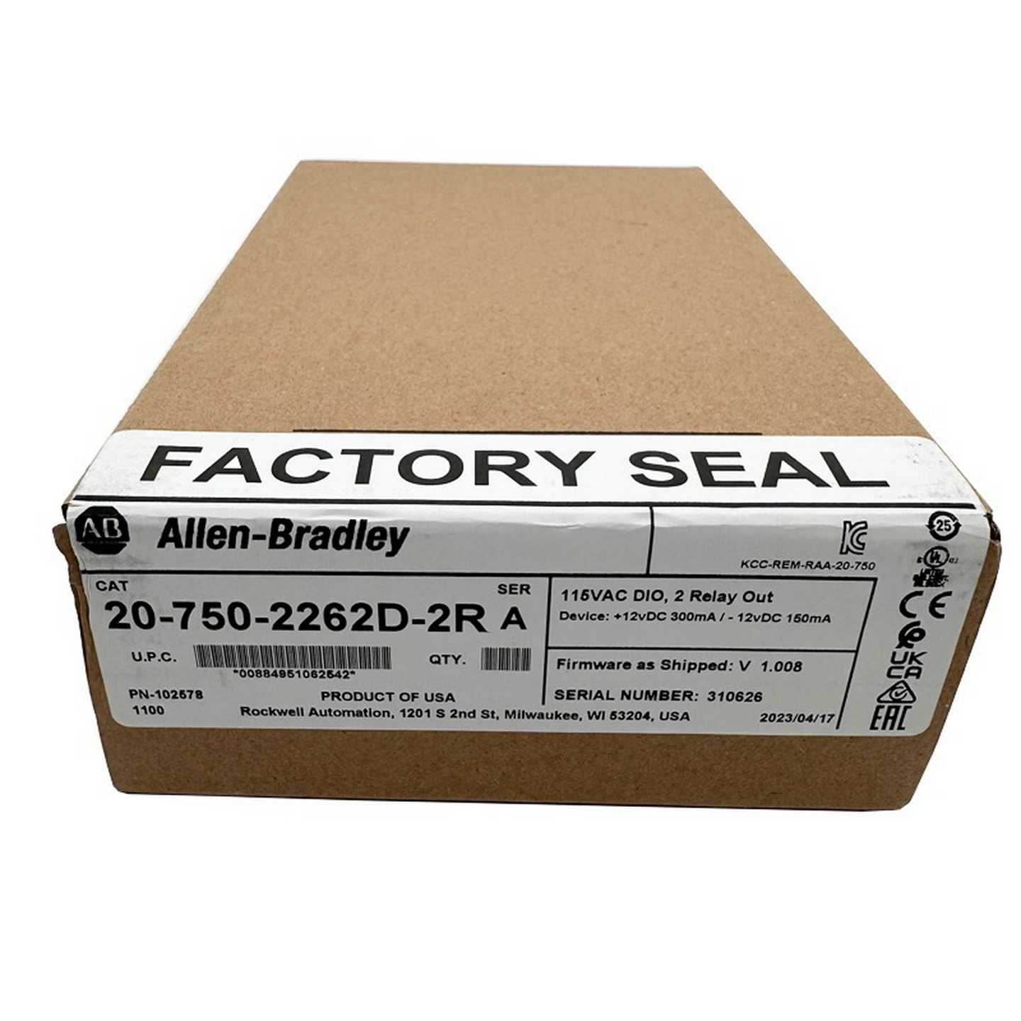 20-750-2262D-2R罗克韦尔AB询价