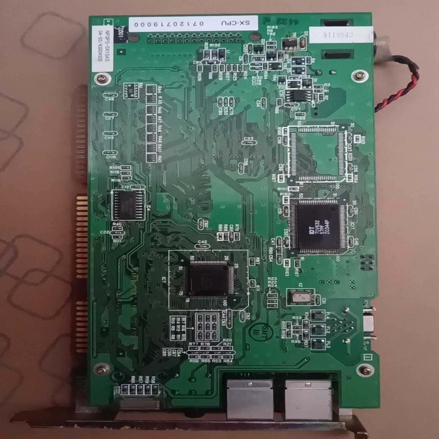 【请询价】SX-CPU 板卡型号NP3PS-SX1SAS编号071