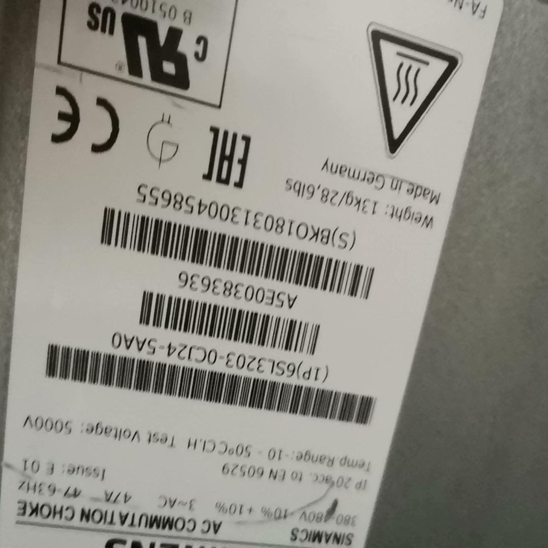 6SL3203-0CJ24-5AAO电抗器，新的，没有询价