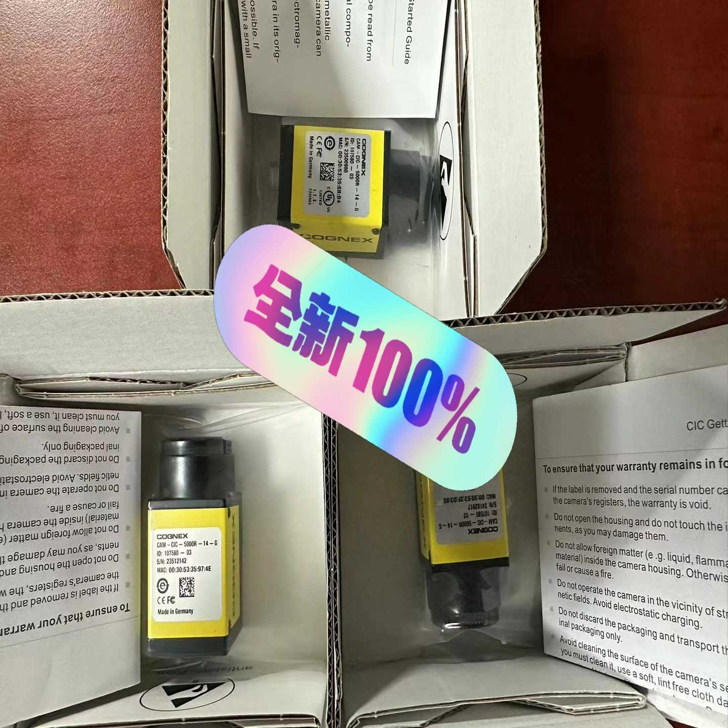 康耐视CAM-CIC-5000R-14-G；原包装，价格询价