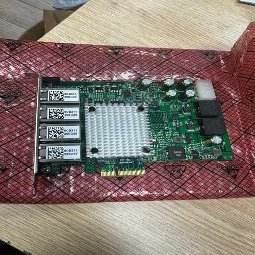 4口POE视觉采集卡 pcie x4 1G Quad-Por（咳咳电子）