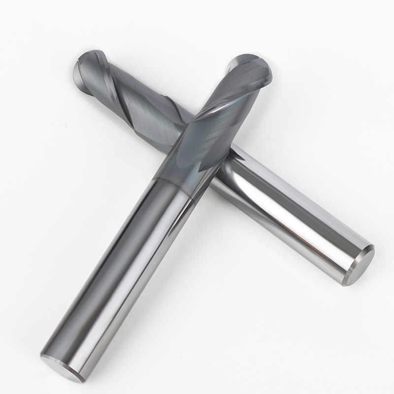 45度合金2刃球头铣刀整体钨钢球头模具R0.5R1.5R1R2R3R4R5R6R8R