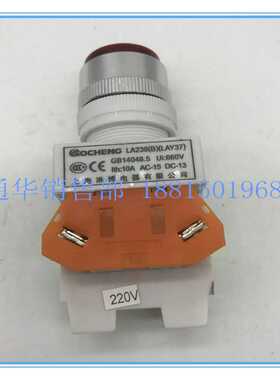 上海港博电器Y090 LAY37 LAY7 LA239B-11DNZS 带灯自复自锁圆