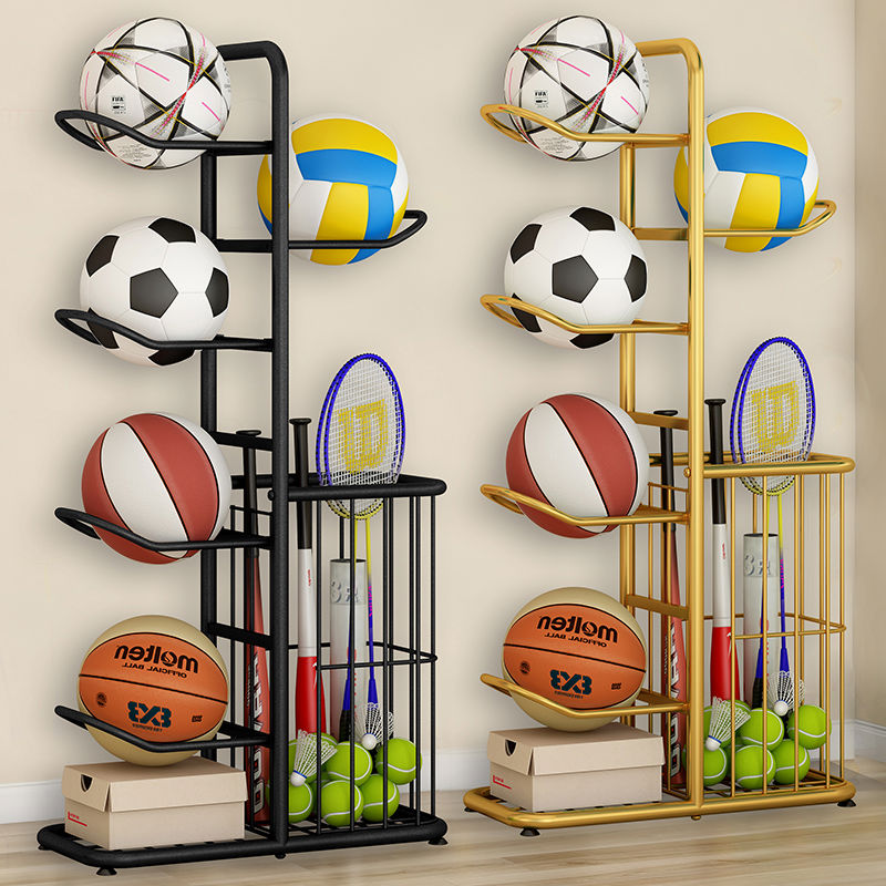 球类收纳架家用室内学校足排球篮球架托多层摆放置物架儿童收