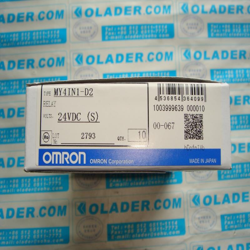 OMRON MY4IN1-D2 DC24V 日本欧姆龙继电器OLADER欧莱德询价